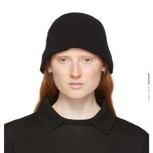 Missing You Already Black Cupro Beach Hat